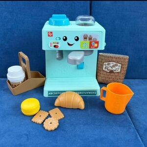 Fisher-Price Turquoise Coffee Maker Set